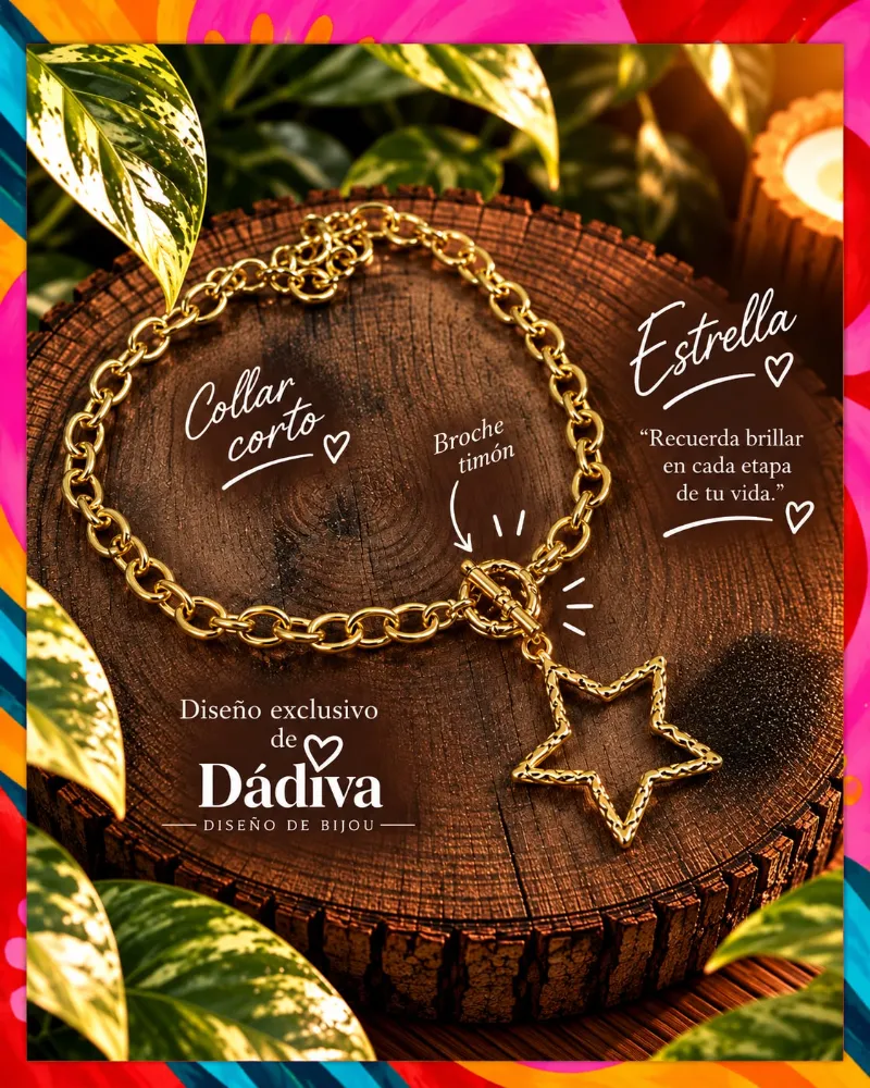 Collar Estrella dorado