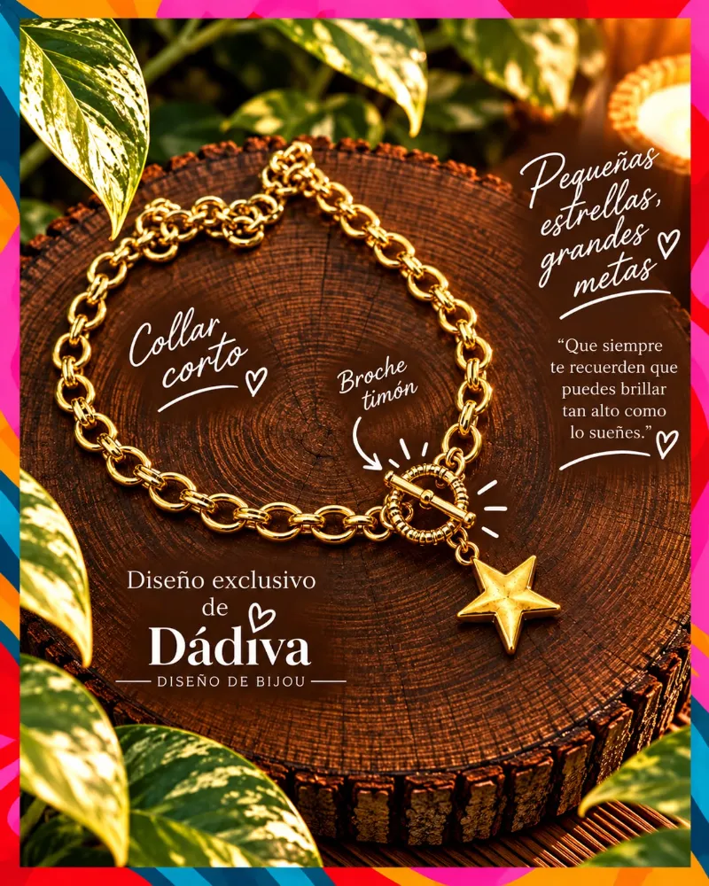 Collar Pequeñas estrellas